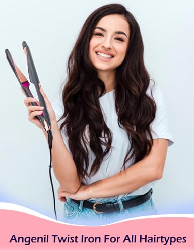Pro Twist Ceramic Flat Iron 1 Inch (Grey)