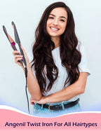 Pro Twist Ceramic Flat Iron 1 Inch (Grey)
