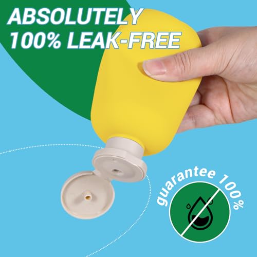 6.7oz Leak Proof Travel Bottle with Flip Cap (Yellow / 6.7oz)