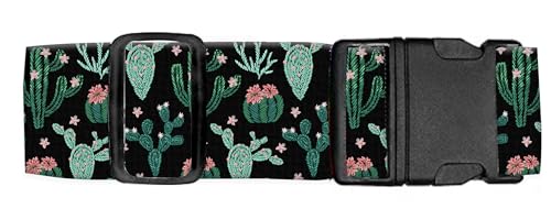 Luggage Straps for Suitcases Travel Belt Accessories (Boho Cacti)