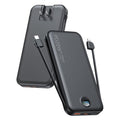 Portable Charger 10000mAh PD20W w (Matte Black)