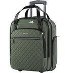 Underseat Carry On Wheeled 16" Bag with Wheels (Army Green / 16 Inch Roller)