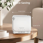 Essential Oil Diffuser for Home Large 700 ml Humidifier (White)