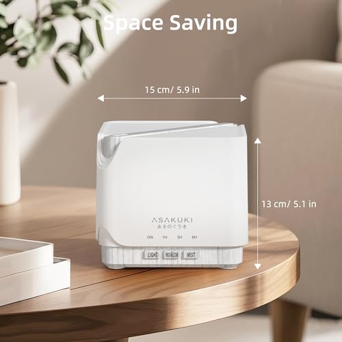 Essential Oil Diffuser for Home Large 700 ml Humidifier (White)