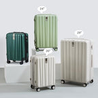 Expandable Hard Shell Luggage Sets (2 Pc Set EXT (20/29) / Ivory White)
