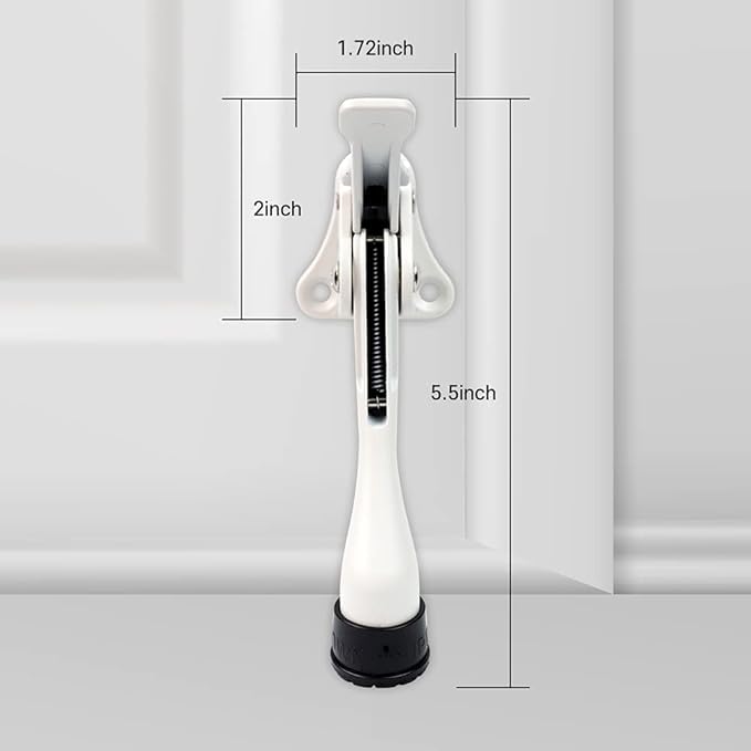 One Touch Kickdown Door Stopper, Door Holder, Heavy Duty Door Stops, Bottom of - Image 5