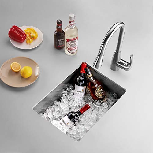 17 x 19 Undermount Kitchen Sink (17 x 19 x 9 Inch / Stainless Steel)