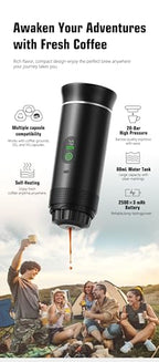 Portable Electric Coffee Maker (white)