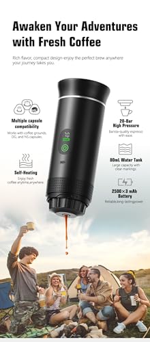 Portable Electric Coffee Maker (white)