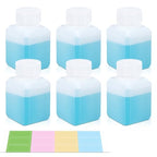 1oz Leak Proof Plastic Bottles with Caps (Translucent / 1oz)