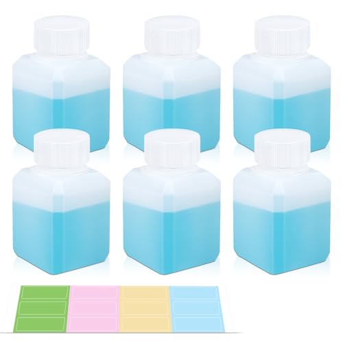 1oz Leak Proof Plastic Bottles with Caps (Translucent / 1oz)
