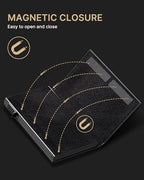 Mens Wallet Card Holder (Wax Oil Black)