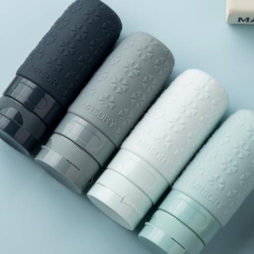 Travel Bottles for Toiletries (Grey / 2 Ounces)
