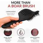 Curved Vented for Blow Drying (Red / Large)