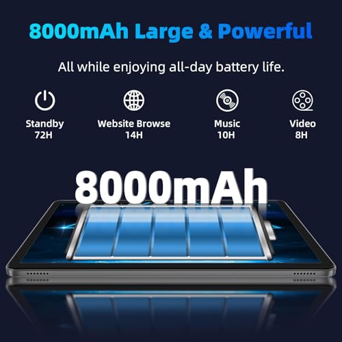 2026 Android16 Tablet 11inch (Light Blue)