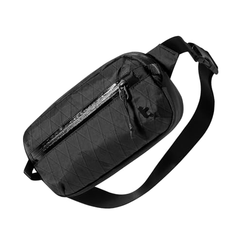 1.5L X Pac Sling Bag with RFID Blocking Crossbody Pack for Men Women (X-Pac Black / 1.5L)