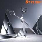 High end Professional Extremely Very Sharp Barber Hair Cutting Scissors Hairdresser Shears For Hair 6.5 Inch Haircut Scissor Made Of Stainless Steel Alloy For Hairdressing Salon and Home Use (Shears / 6.5 Inch)