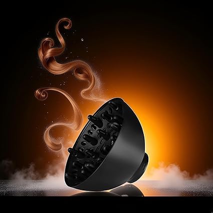 Universal Hair Dryer Diffuser Attachment for Curly Hair,Black Adaptable for Blow Dryers Diffuser Hair Universal for Curly Hair Care Dryer Diffusers Dryers and Styling Tools and Appliances Accessories