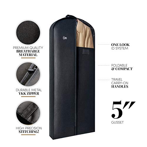 Luxury Storage Garment Bag for Long Coat (60 Inch)