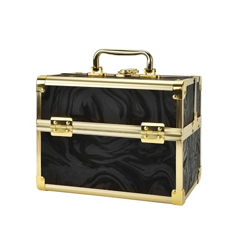 Makeup Train Case (Black Gold ARBS)