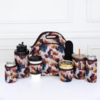 LunchTote Zippered Bag Insulated Neoprene Caddy (Watercolor Whisper / X-Large 6.5 Quart Lunch Tote)