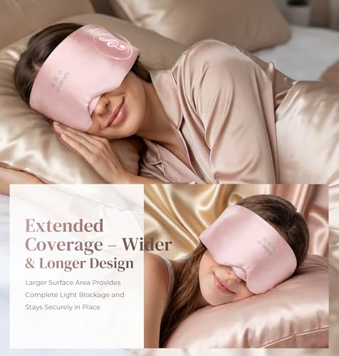 3D Silk Bluetooth Sleep Mask (Pink)
