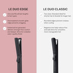 Le Duo Edge 360° Airflow Titanium Styler (Black)
