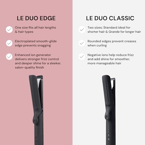 Le Duo Edge 360° Airflow Titanium Styler (Black)