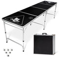 8 Foot Portable Beer Pong (8-Feet / Black)