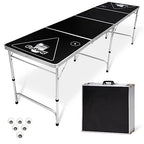 8 Foot Portable Beer Pong (8-Feet / Black)