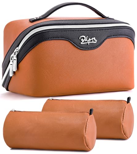 Travel Makeup Bag Organizer Cosmetic Bag (02-E-Orange)