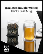 Glass Infuser Teapot (07-Black Dragon / 9oz)