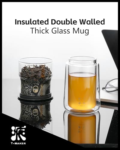 Glass Infuser Teapot (07-Black Dragon / 9oz)