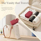 Travel Jewelry Box (Wine Red)