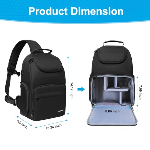 Camera Sling Bag (Black)