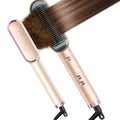 Ring Hair Straightener Brush (Peach Fuzz)