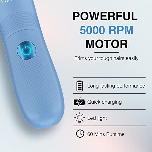 Bikini Trimmer for Women (Blue)