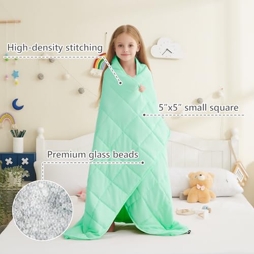 Weighted Blanket (07-green / 40" x 60" | 10lbs)
