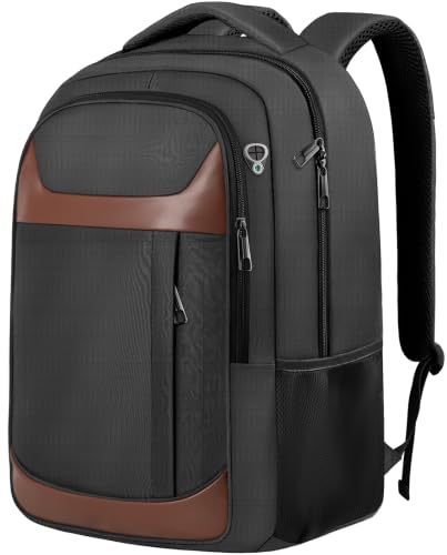 17" Travel Laptop Backpack (Black Brown / 17.3 Inch(40L))