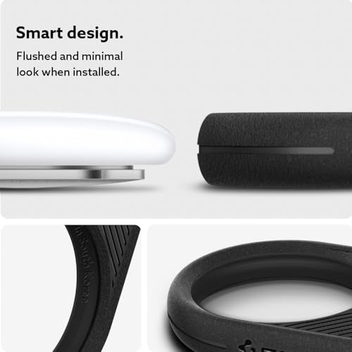 Caseology by Spigen for AirTag Keychain Case (Matte Black)