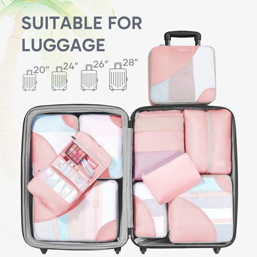 Packing Cubes for Travel (05 Pink)