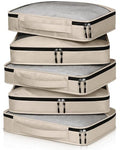 Packing Cubes for Suitcase Large Organizer Bags (Khaki / Small)