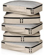 Packing Cubes for Suitcase Large Organizer Bags (Khaki / Small)