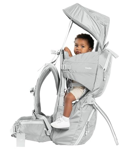 Glacier Scandinavian Hiking Baby Carrier Backpack (Glacier White)