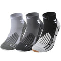 Compression Ankle Running Socks (9-13 / B-black Gray Gray)