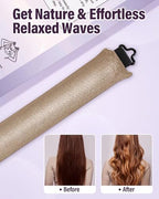 Heatless Hair Curler Overnight Curls (Khaki(Pack of 3))