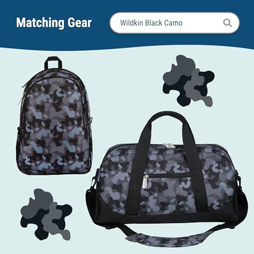 Kids Insulated Lunch Box (9.75 x 7 x 3.25 inches / Black Camo)