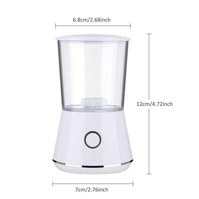 Face Mask Machine, Fruit Vegetable Collagen Mask Make Machine Mini DIY Automatic Facial Cream Making With 16Pcs Mask Making Collagen Capsules (White)