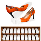 20 Pack Adjustable 50% Space (20PCS / White)