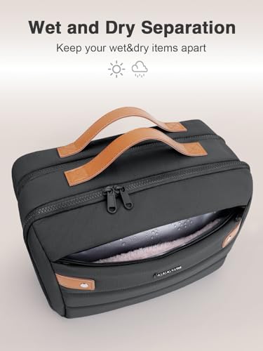 Women's Hanging Toiletry Bag (Black / Large)